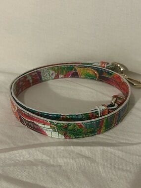 Replacement Brahmin Purse Strap Embossed Crocodile Leather Tropical Colors